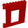 Duplo Rood Muur 1 x 8 x 6 met Deur (Rechtsaf) (51261)