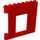 Duplo Rojo pared 1 x 8 x 6 con Puerta (Derecha) (51261)