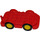 Duplo rouge Wheelbase 4 x 8 avec Jaune roues (15319 / 24911)