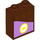 Duplo Reddish Brown Brick 1 x 2 x 2 with Chocolate bar (4066)