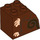 Duplo Reddish Brown Brick 2 x 3 x 2 with Curved Side with Monkey Body (11344 / 43510)