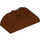 Duplo Reddish Brown Brick 2 x 4 with Curved Sides (98223)