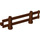 Duplo Reddish Brown Fence (47548 / 98460)