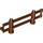 Duplo Reddish Brown Fence (47548 / 98460)