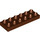 Duplo Reddish Brown Plate 2 x 6 (98233)