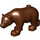 Duplo Reddish Brown Polar Bear with Foot Forward (12022 / 64148)