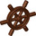 Duplo Reddish Brown Ship Wheel (4658)