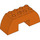 Duplo Orange rougeâtre Arche
 Brique 2 x 6 x 2 Incurvé (11197)