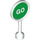 Duplo Rond Sign met &quot;Go&quot; (41759 / 43823)