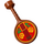 Duplo Rond Sign met Mandolin met Roses (41759 / 101597)