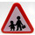Duplo Sign Triangle with Pedestrian Crossing (42025)