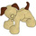 Duplo Zandbruin Hond met Brown Patches (58057 / 89696)