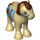 Duplo Tan Foal with Saddle (37047)