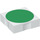 Duplo Tile 2 x 2 with Side Indents with Green Disc (6309 / 48759)