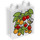 Duplo Transparent Brick 1 x 2 x 2 with Fruits and leaves and bee with Bottom Tube (15847 / 104383)