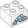 Duplo Transparent Brick 2 x 2 with Diamonds (3437 / 101552)