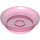 Duplo Transparent Rose Foncé Dish (31333 / 40005)