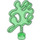 Duplo Transparent Green Branch (43852)