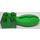 Duplo Transparentes Grün Backstein 2 x 2 mit bright green Gummi Klaue (40697)