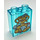 Duplo Transparent Light Blue Brick 1 x 2 x 2 with gems and treasure with Bottom Tube (29382 / 36792)