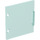 Duplo Transparent Light Blue Furniture Cabinet Door 3 x 3.5 with Hinge Holes (18454 / 62873)