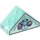 Duplo Bleu clair transparent Pente 2 x 4 (45°) avec Cupcakes et СEn haut (29303 / 67302)