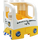 Duplo Truck Cab with Yellow Bottom with &#039;47&#039; on the front Sticker (48124)