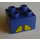 Duplo Violet Brick 2 x 2 with Yellow arches (45109)