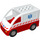 Duplo Valkoinen Ambulance jossa EMT Tähti (ilman Ovi) (58233)