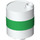 Duplo Weiß Fass 2 x 2 x 2 mit Green Stripe (12020 / 63015)