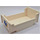 Duplo Blanco Cama 3 x 5 x 1.66 con Moon y Estrellas (4895)