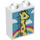 Duplo Weiß Stein 1 x 2 x 2 mit Giraffe Kopf Height Chart mit Unterrohr (15847 / 77969)