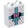 Duplo White Brick 1 x 2 x 2 with ribbon and spotty paper present with Bottom Tube (15847 / 38656)