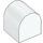 Duplo Bianco Mattoncino 2 x 2 x 2 con Parte superiore curva (3664)