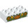 Duplo White Brick 2 x 4 with Sunflowers, Corncobs and Pumpkin (3011 / 37071)