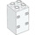 Duplo White Column Brick 2 x 2 x 3 with Hinge fork (69714)