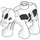 Duplo White Cow Calf with Black Patches (12057 / 34803)