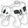 Duplo Weiß Cow Calf mit Schwarz Patches (12057 / 34803)