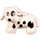 Duplo Wit Hond met Zwart Spots (31101 / 43050)