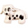 Duplo White Dog with Black Spots (31101 / 43050)