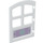 Duplo blanc Porte avec Purple Panneau avec snowflake avec des fenêtres inférieures plus grandes (52341 / 71362)