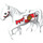 Duplo White Horse with Red Flag (1376 / 15994)