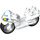 Duplo hvid Motorcykel med ‘Politi’ (12099 / 93702)