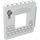 Duplo White Panel 1 x 8 x 6 with Window - Left with Wall panel with security camera (51260 / 54825)