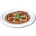 Duplo blanc assiette avec Pizza (27372 / 66038)