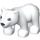 Duplo Weiß Polar Bear Cub - Walking (12023 / 64150)