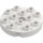 Duplo White Round Plate 4 x 4 with Hole and Locking Ridges (98222)