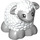 Duplo White Sheep (Sitting) with Woolly Coat (73381)