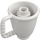 Duplo White Tea Cup with Handle (27383)