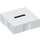 Duplo White Tile 2 x 2 with Side Indents with Minus - (6309 / 48514)